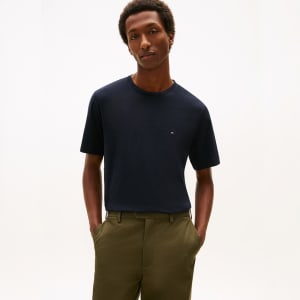 Image number 4 for Tommy Hilfiger Essential Solid T Shirt Navy