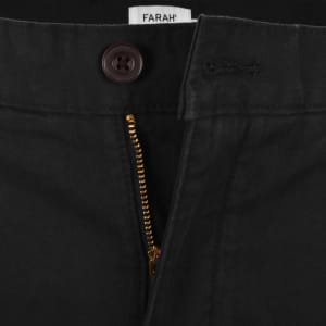 Image number 5 for Farah Elm Slim Fit Chino Trousers Black