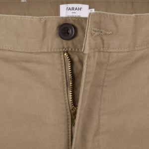 Image number 5 for Farah Elm Slim Fit Chino Trousers Brown