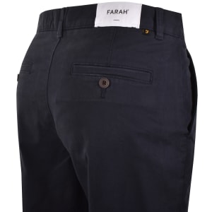 Image number 4 for Farah Norwood Regular Chino Trousers Navy