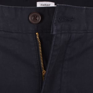 Image number 5 for Farah Norwood Regular Chino Trousers Navy