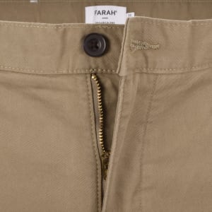 Image number 5 for Farah Norwood Regular Chino Trousers Beige