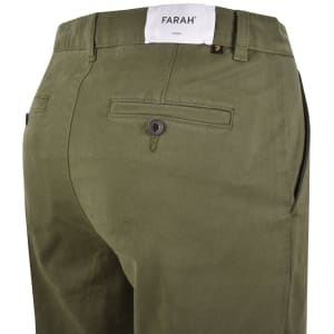 Image number 4 for Farah Norwood Regular Chino Trousers Green