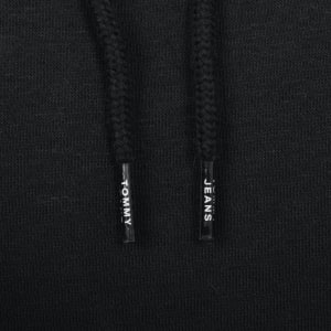 Image number 4 for Tommy Jeans Flag Logo Hoodie Black