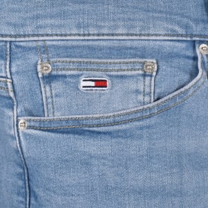 Image number 4 for Tommy Jeans Ryan Slim Straight Jeans Light Wash