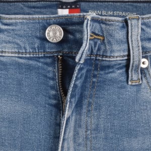 Image number 5 for Tommy Jeans Ryan Slim Straight Jeans Light Wash