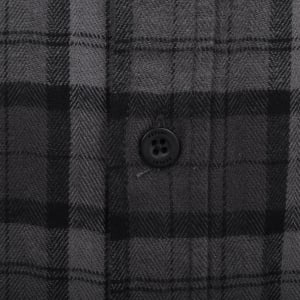 Image number 4 for Replay Checked Long Sleeved Shirt Grey