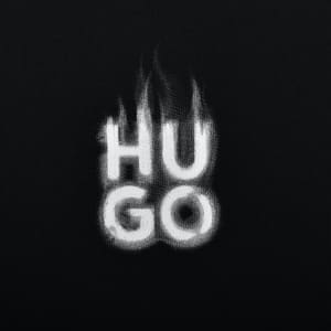 Image number 4 for HUGO Dalsar T Shirt Black