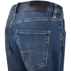 Image number 4 for Armani Exchange J16 Straight Fit Jeans Blue