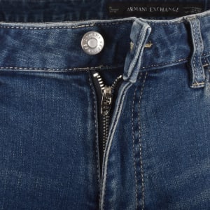 Image number 5 for Armani Exchange J16 Straight Fit Jeans Blue