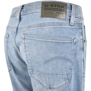 Image number 4 for G-Star 3301 Slim Fit Jeans Light Wash Blue