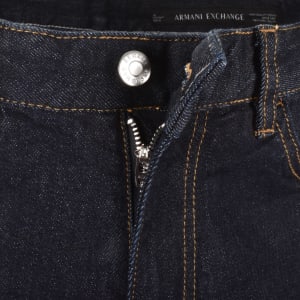 Image number 5 for Armani Exchange J16 Straight Fit Jeans Navy