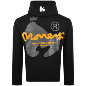 Image number 4 for Money Layered Logo Hooded Tracksuit Black