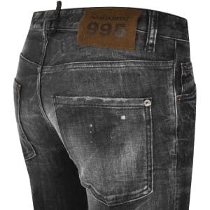 Image number 4 for DSQUARED2 Skater Slim Fit Jeans Black