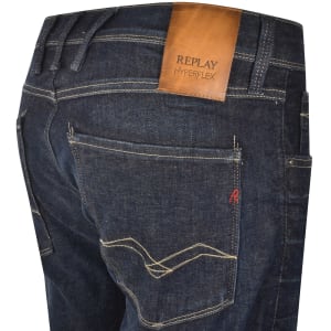 Image number 4 for Replay Anbass Slim Fit Jeans Blue