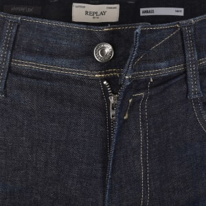 Image number 5 for Replay Anbass Slim Fit Jeans Blue