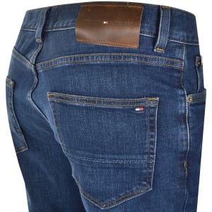 Image number 4 for Tommy Hilfiger Denton Straight Fit Jeans Dark Wash