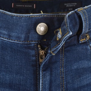 Image number 5 for Tommy Hilfiger Denton Straight Fit Jeans Dark Wash