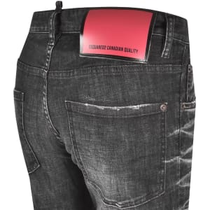 Image number 4 for DSQUARED2 Skater Slim Fit Jeans Black