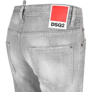 Image number 4 for DSQUARED2 Skater Slim Fit Jeans Grey