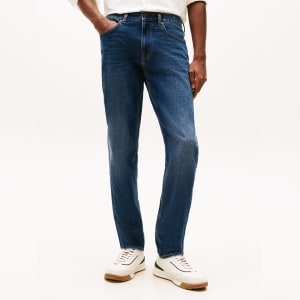Image number 6 for Tommy Hilfiger Harlem Relaxed Fit Jeans Blue