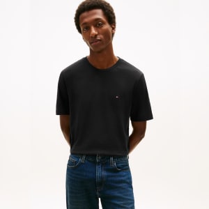 Image number 4 for Tommy Hilfiger Essential Solid T Shirt Black