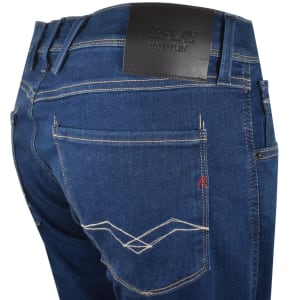 Image number 4 for Replay Anbass Slim Fit Jeans Blue