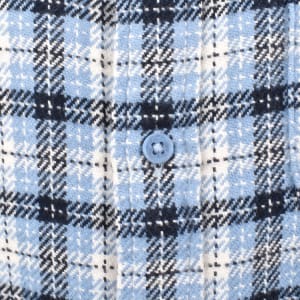 Image number 4 for Tommy Jeans Badge Flannel Relaxed Fit Shirt Blue