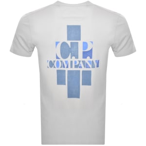 Image number 5 for CP Company Front And Back Logo T Shirt Grey