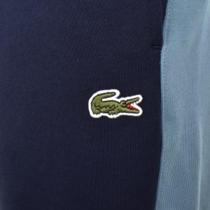 Image number 4 for Lacoste Colour Block Joggers Navy