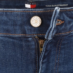 Image number 5 for Tommy Jeans Ryan Slim Straight Jeans Blue