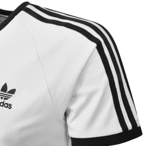 Image number 4 for adidas Originals 3 Stripe T Shirt White