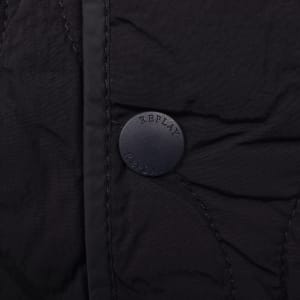 Image number 4 for Replay Quilted Gilet Dark Navy