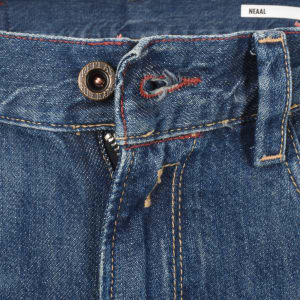 Image number 5 for Replay Neaal Slim Fit Mid Wash Jeans Blue