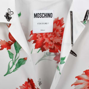 Image number 4 for Moschino Short Sleeve Shirt Off White