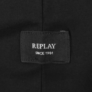 Image number 4 for Replay Logo T Shirt Black