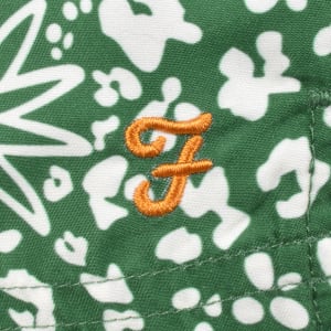 Image number 4 for Farah Colbert Flower Print Swim Shorts Green