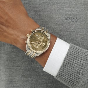 Image number 4 for BOSS Grand Prix Watch Silver