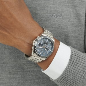 Image number 4 for BOSS Strike Watch Silver