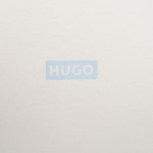 Image number 4 for HUGO Blue Nalono T Shirt Cream