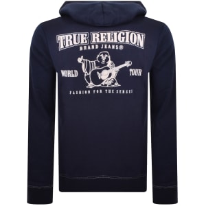Image number 5 for True Religion Full Zip Hoodie Navy