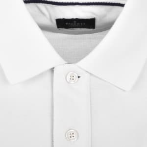 Image number 4 for Hackett Heritage Number Polo T Shirt White