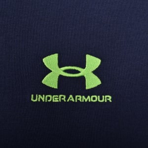 Image number 4 for Under Armour Heavyweight Taping T Shirt Navy