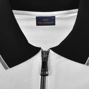 Image number 4 for Paul And Shark Logo Polo T Shirt White