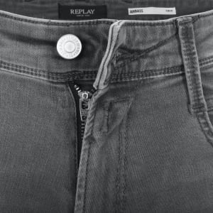 Image number 5 for Replay Anbass Slim Fit Mid Wash Jeans Grey