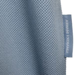 Image number 4 for Armani Exchange Logo Polo T Shirt Ashley Blue