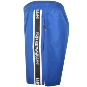 Image number 4 for Emporio Armani Logo Swim Shorts Blue