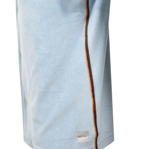 Image number 4 for Paul Smith Towel Stripe Short Sleeved Shirt Blue