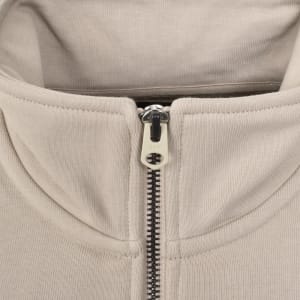 Image number 4 for G-Star Nifous Half Zip Fleece Beige