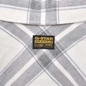 Image number 5 for G-Star Corduroy Check Shirt Off White